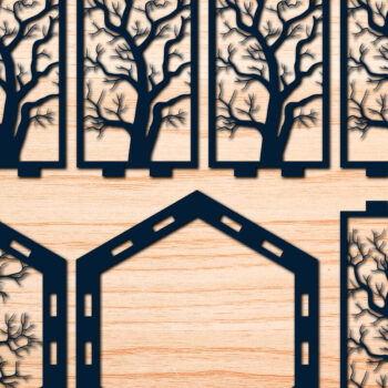 Intra απο ξύλο plywood 3mm-4mm πάχος – Πακέτο Cut Tree of Life από χαρτί/λέιζερ Δίασταση  20x20 cm INTRAFABR-56510358 - Image 8