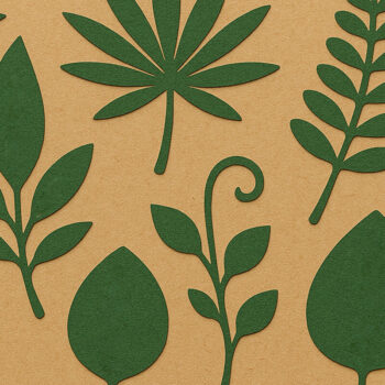 Intra απο ξύλο plywood 3mm-4mm πάχος – Πρότυπο Mega Bundle Paper Leaves Δίασταση  20x20 cm INTRAFABR-124375989 - Image 3