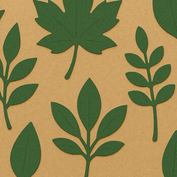 Intra απο ξύλο plywood 3mm-4mm πάχος – Πρότυπο Mega Bundle Paper Leaves Δίασταση  20x20 cm INTRAFABR-124375989 - Image 4