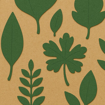 Intra απο ξύλο plywood 3mm-4mm πάχος – Πρότυπο Mega Bundle Paper Leaves Δίασταση  20x20 cm INTRAFABR-124375989 - Image 5