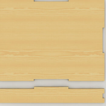 Intra απο ξύλο plywood 3mm-4mm πάχος – Δίσκος οργάνωσης γραφείου χαρτιού Cut Δίασταση  20x20 cm INTRAFABR-60985320 - Image 4