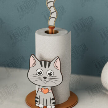 Intra απο ξύλο plywood 3mm-4mm πάχος – Χαρτοπετσέτα | Σχήμα γάτας | Κουζίνα Δίασταση 20x20 cm INTRAFABR-112629045 - Image 1