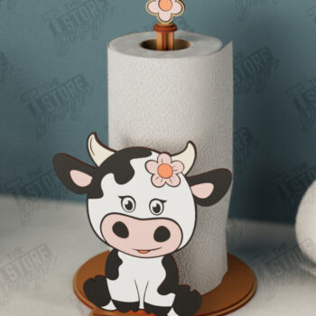 Intra απο ξύλο plywood 3mm-4mm πάχος – Χαρτοπετσέτα | Σχήμα αγελάδας | Κουζίνα Δίασταση 20x20 cm INTRAFABR-112628993 - Image 1