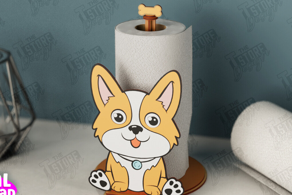 Intra απο ξύλο plywood 3mm-4mm πάχος – Χαρτοπετσέτα | Σχήμα σκύλου | Κουζίνα Δίασταση  20x20 cm INTRAFABR-112628977