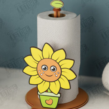 Intra απο ξύλο plywood 3mm-4mm πάχος – Χαρτοπετσέτα |Σχήμα ηλίανθου| CNC Δίασταση  20x20 cm INTRAFABR-112629120 - Image 1