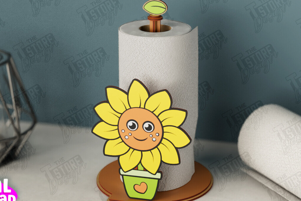 Intra απο ξύλο plywood 3mm-4mm πάχος – Χαρτοπετσέτα |Σχήμα ηλίανθου| CNC Δίασταση  20x20 cm INTRAFABR-112629120