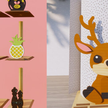 Intra απο ξύλο plywood 3mm-4mm πάχος – Πακέτο με ρολό χαρτοπετσέτας κοπής με λέιζερ Δίασταση  20x20 cm INTRAFABR-84589612 - Image 1