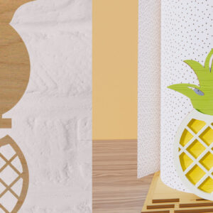 Intra απο ξύλο plywood 3mm-4mm πάχος – Χάρτινες θήκες για ρολό πετσέτας κοπής με λέιζερ Δίασταση  20x20 cm INTRAFABR-79646470