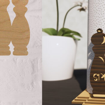 Intra απο ξύλο plywood 3mm-4mm πάχος – Χάρτινες θήκες για ρολό πετσέτας κοπής με λέιζερ Δίασταση  20x20 cm INTRAFABR-79646481 - Image 1