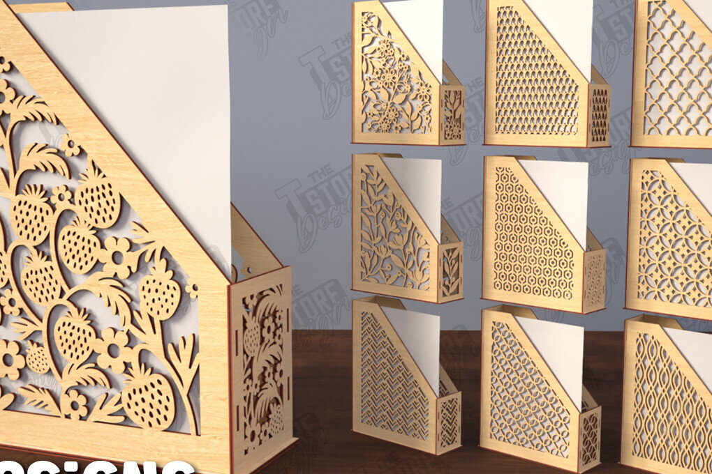 Intra απο ξύλο plywood 3mm-4mm πάχος – Δίσκος χαρτιού |Οργανωτής γραφείου Δίασταση  20x20 cm INTRAFABR-116214920