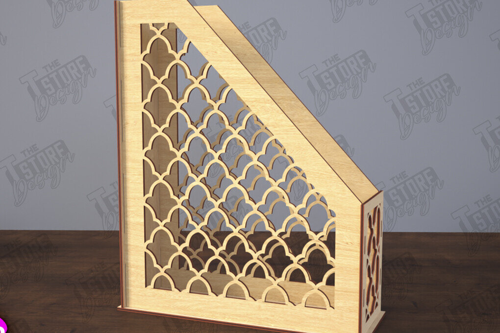 Intra απο ξύλο plywood 3mm-4mm πάχος – Δίσκος χαρτιού | Desktop Office Organizer Δίασταση  20x20 cm INTRAFABR-116214698