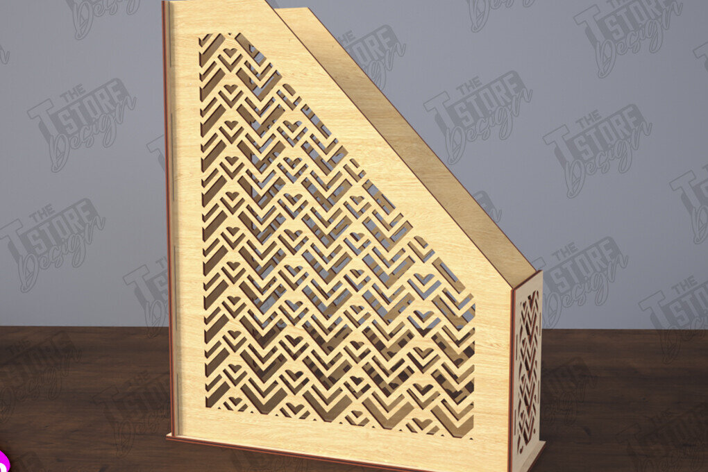 Intra απο ξύλο plywood 3mm-4mm πάχος – Δίσκος χαρτιού | Desktop Office Organizer Δίασταση  20x20 cm INTRAFABR-116214720