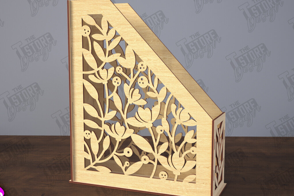 Intra απο ξύλο plywood 3mm-4mm πάχος – Δίσκος χαρτιού | Desktop Office Organizer Δίασταση  20x20 cm INTRAFABR-116214729