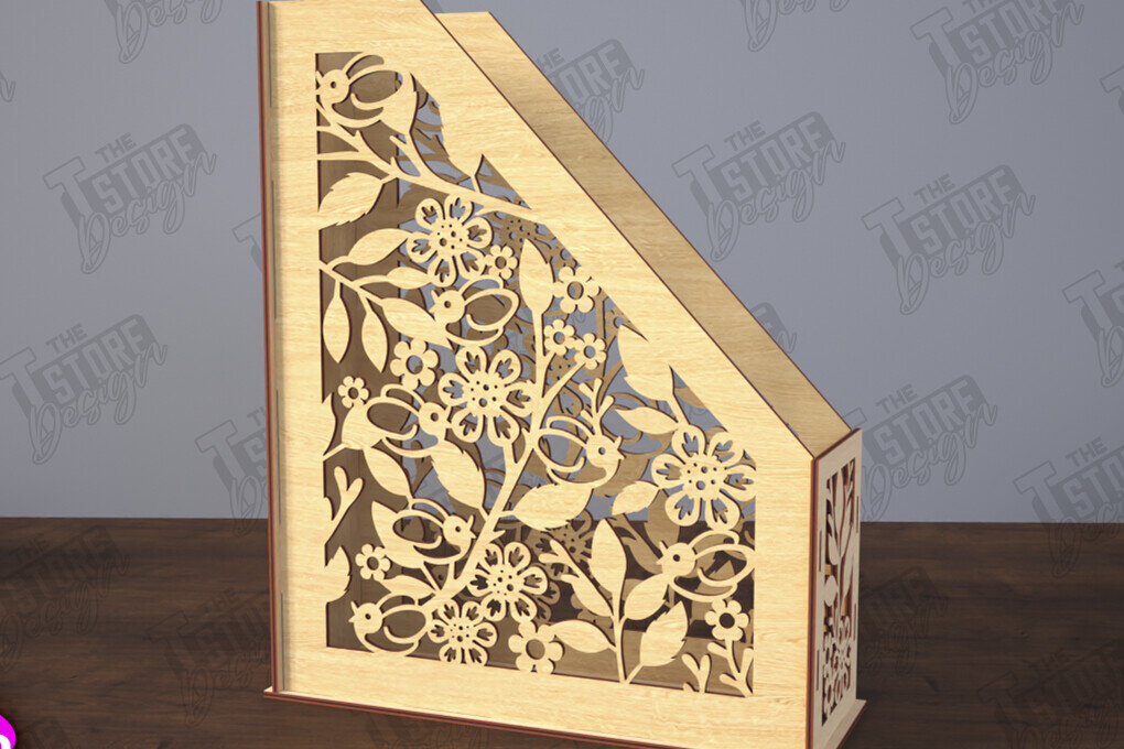 Intra απο ξύλο plywood 3mm-4mm πάχος – Δίσκος χαρτιού | Desktop Office Organizer Δίασταση  20x20 cm INTRAFABR-116214736