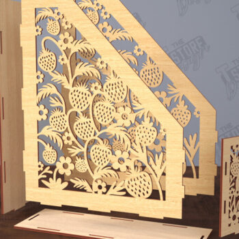 Intra απο ξύλο plywood 3mm-4mm πάχος – Δίσκος χαρτιού | Desktop Office Organizer Δίασταση 20x20 cm INTRAFABR-116214736 - Image 2