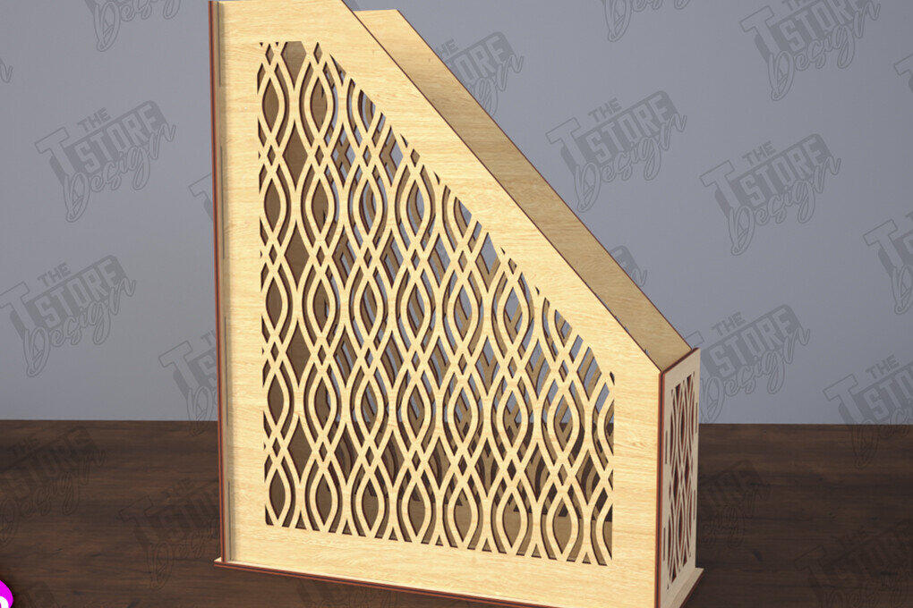 Intra απο ξύλο plywood 3mm-4mm πάχος – Δίσκος χαρτιού | Desktop Office Organizer Δίασταση  20x20 cm INTRAFABR-116214689