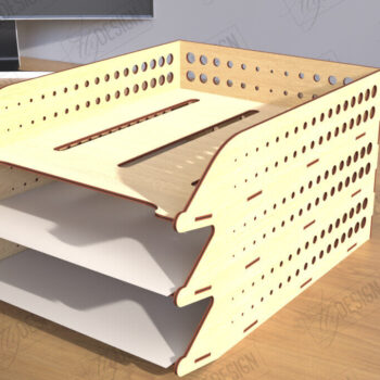 Intra απο ξύλο plywood 3mm-4mm πάχος – Δίσκος χαρτιού | Σχεδιασμός Γραφείου Δίασταση 20x20 cm INTRAFABR-122964045 - Image 1