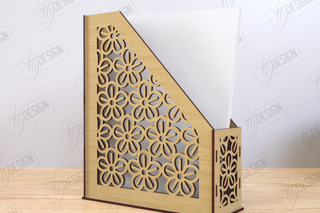 Intra απο ξύλο plywood 3mm-4mm πάχος – Δίσκος χαρτιού | Σχεδιασμός Γραφείου Δίασταση  20x20 cm INTRAFABR-122390730