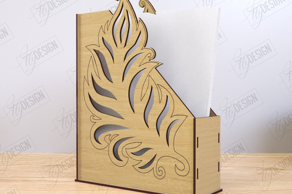 Intra απο ξύλο plywood 3mm-4mm πάχος – Δίσκος χαρτιού | Σχεδιασμός Γραφείου Δίασταση  20x20 cm INTRAFABR-122603341