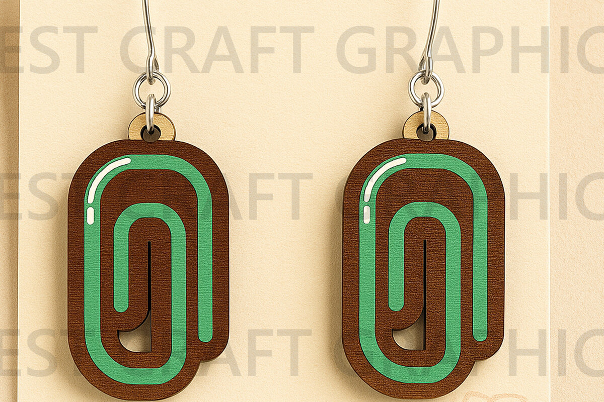 Intra απο ξύλο plywood 3mm-4mm πάχος – Σκουλαρίκια με συνδετήρες – Χαρτικά Δίασταση  5x5 cm INTRAFABR-124955812