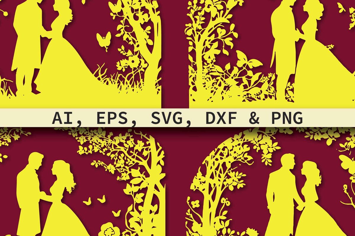 Intra απο ξύλο plywood 3mm-4mm πάχος – Πακέτο για την επετειακή κάρτα Papercut Δίασταση  20x20 cm INTRAFABR-80063740