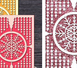 Intra απο ξύλο plywood 3mm-4mm πάχος – Χάρτινο χριστουγεννιάτικες κάρτες Δίασταση  20x20 cm INTRAFABR-81403845