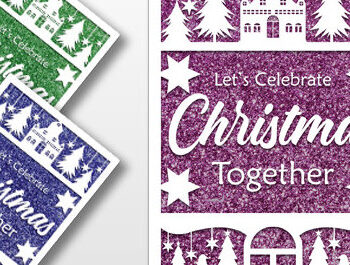 Intra απο ξύλο plywood 3mm-4mm πάχος – Χαρτόπετσες Χριστουγεννιάτικες ευχετήριες κάρτες Δίασταση 20x20 cm INTRAFABR-81348570 - Image 2