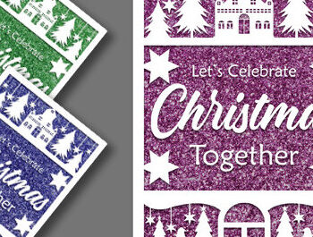 Intra απο ξύλο plywood 3mm-4mm πάχος – Χαρτόπετσες Χριστουγεννιάτικες ευχετήριες κάρτες Δίασταση 20x20 cm INTRAFABR-81348570 - Image 3