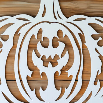 Intra απο ξύλο plywood 3mm-4mm πάχος – Διακοσμητικό κομμένο αρχείο κολοκύθας με χαρτί Δίασταση  40x30 cm INTRAFABR-103108664 - Image 1