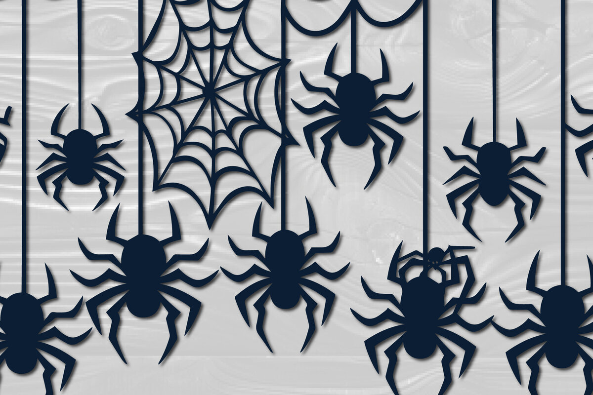 Intra απο ξύλο plywood 3mm-4mm πάχος – Papercut Hanging Spider Web Δίασταση  20x20 cm INTRAFABR-102660865