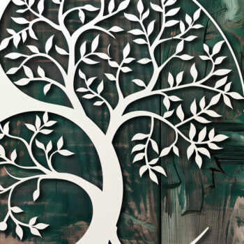 Intra απο ξύλο plywood 3mm-4mm πάχος – Papercut Tree of Life Δίασταση  20x20 cm INTRAFABR-102714990 - Image 1