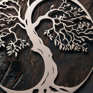 Intra απο ξύλο plywood 3mm-4mm πάχος – Papercut Tree of Life Δίασταση 20x20 cm INTRAFABR-102700733