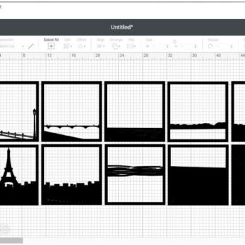 Intra απο ξύλο plywood 3mm-4mm πάχος – Paris Shadow Box Layered Cardstock Δίασταση  20x20 cm INTRAFABR-56416450 - Image 5