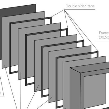 Intra απο ξύλο plywood 3mm-4mm πάχος – Paris Shadow Box Layered Cardstock Δίασταση  20x20 cm INTRAFABR-56416450 - Image 6
