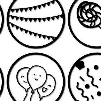 Intra απο ξύλο plywood 3mm-4mm πάχος – Party Element Στρογγυλή Διακόσμηση Τοίχου Δίασταση  40x30 cm INTRAFABR-35810982 - Image 1