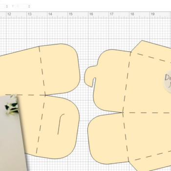 Intra απο ξύλο plywood 3mm-4mm πάχος – Μπομπονιέρα για πάρτι, Αρχείο κομμένο κουτί αναμνηστικών Δίασταση 20x20 cm INTRAFABR-25477079 - Image 7