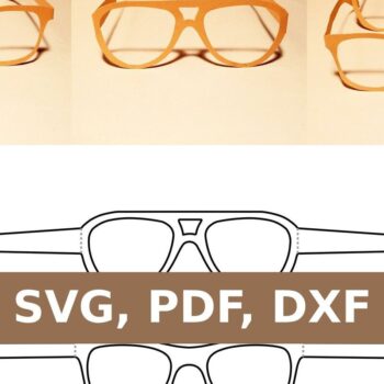 Intra απο ξύλο plywood 3mm-4mm πάχος – Γυαλιά πάρτι Δίασταση  20x20 cm INTRAFABR-33145582 - Image 1