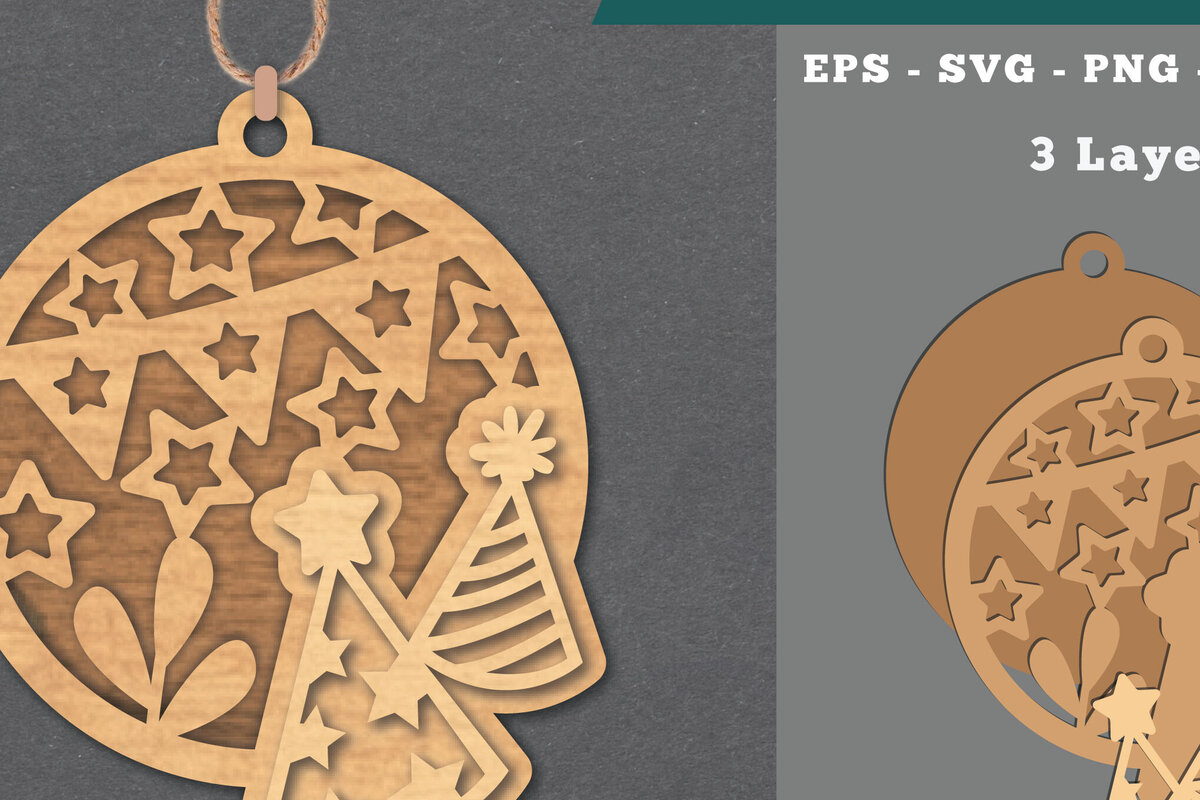 Intra απο ξύλο plywood 3mm-4mm πάχος – Στολίδι με κομμένο λέιζερ για πάρτι Δίασταση  20x20 cm INTRAFABR-112074920