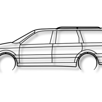 Intra απο ξύλο plywood 3mm-4mm πάχος – Passat B3 Vector Silhouett Car Δίασταση  20x20 cm INTRAFABR-117341328 - Image 1