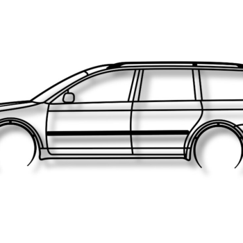 Intra απο ξύλο plywood 3mm-4mm πάχος – Passat B5 Car Vector Design Δίασταση  40x30 cm INTRAFABR-119709795 - Image 1