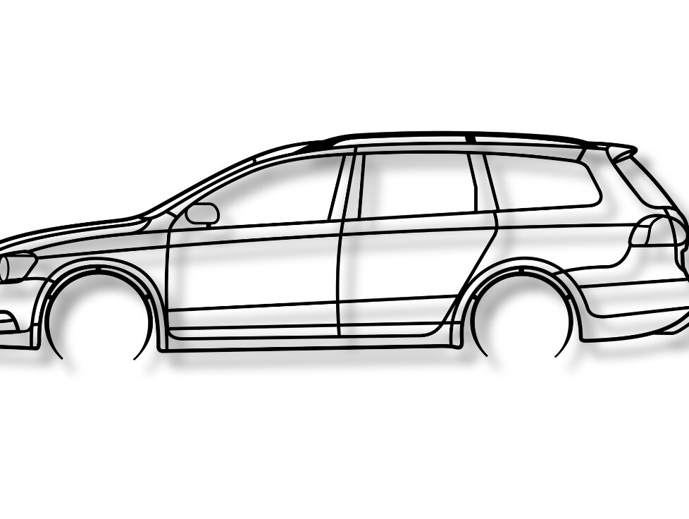 Intra απο ξύλο plywood 3mm-4mm πάχος – Passat B7 Car Vector  Δίασταση  20x20 cm INTRAFABR-119709829