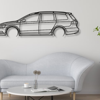 Intra απο ξύλο plywood 3mm-4mm πάχος – Passat B7 Car Vector  Δίασταση  20x20 cm INTRAFABR-119709829 - Image 2