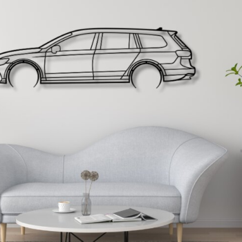 Intra απο ξύλο plywood 3mm-4mm πάχος – Passat B8 Car Silhouette Dxf Δίασταση  20x20 cm INTRAFABR-119824563 - Image 2