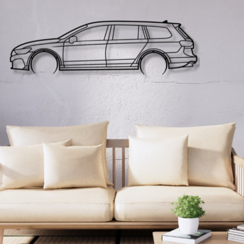 Intra απο ξύλο plywood 3mm-4mm πάχος – Passat B8 Car Silhouette Dxf Δίασταση  20x20 cm INTRAFABR-119824563 - Image 3