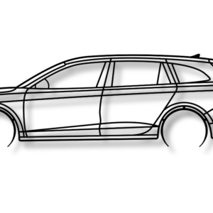 Intra απο ξύλο plywood 3mm-4mm πάχος – Passat B9 Vector σιλουέτα αυτοκινήτου Δίασταση 20x20 cm INTRAFABR-119824626