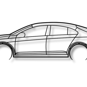 Intra απο ξύλο plywood 3mm-4mm πάχος – Passat CC Car Silhouette Δίασταση 20x20 cm INTRAFABR-119824698