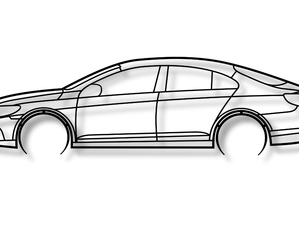 Intra απο ξύλο plywood 3mm-4mm πάχος – Passat CC Car Silhouette Δίασταση  20x20 cm INTRAFABR-119824698