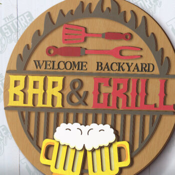 Intra απο ξύλο plywood 3mm-4mm πάχος – Πακέτο κοπής λέιζερ με πινακίδες βεράντας | Σημάδι βεράντας Δίασταση  20x20 cm INTRAFABR-120345623 - Image 4