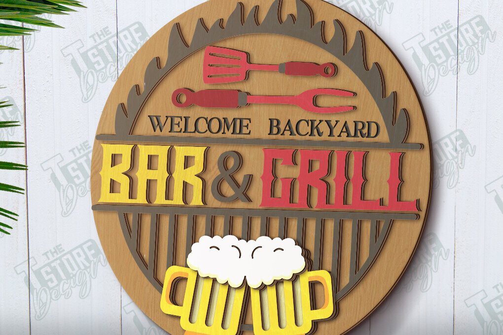 Intra απο ξύλο plywood 3mm-4mm πάχος – Κοπή λέιζερ πινακίδας βεράντας | Επιγραφές βεράντας | CNC Δίασταση  20x20 cm INTRAFABR-120345211