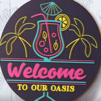 Intra απο ξύλο plywood 3mm-4mm πάχος – Κοπή λέιζερ πινακίδας βεράντας | Επιγραφές βεράντας | CNC Δίασταση 20x20 cm INTRAFABR-120345212 - Image 1